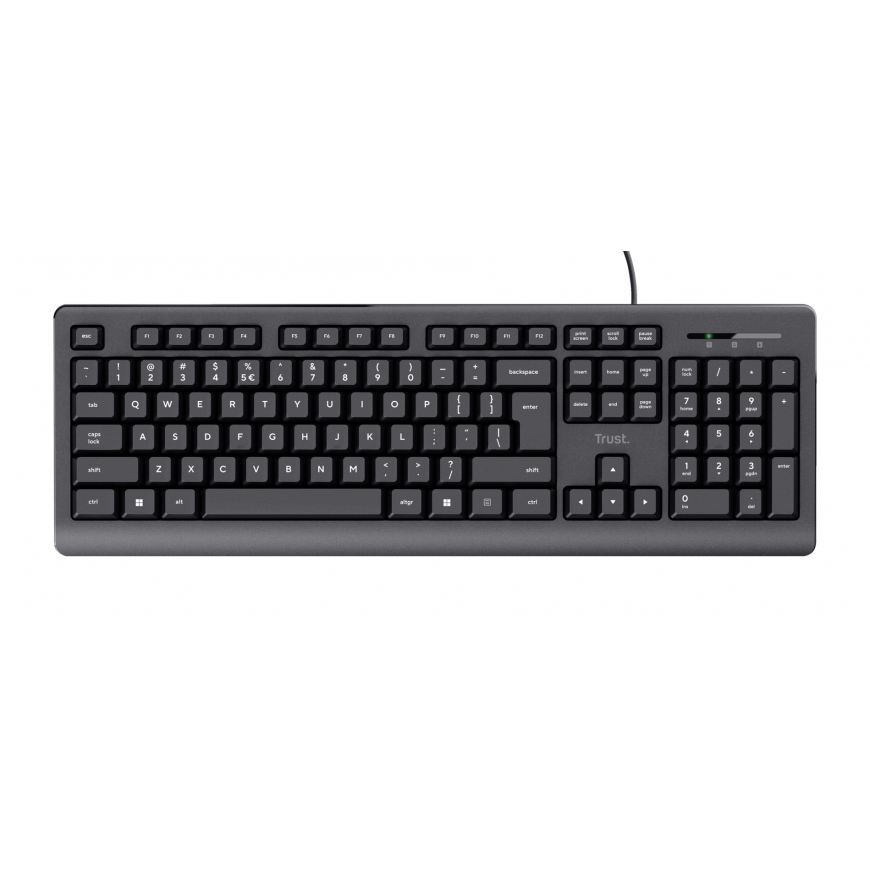 Trust Primo klaviatūra Biuras USB QWERTZ Vengrų Juoda – 3