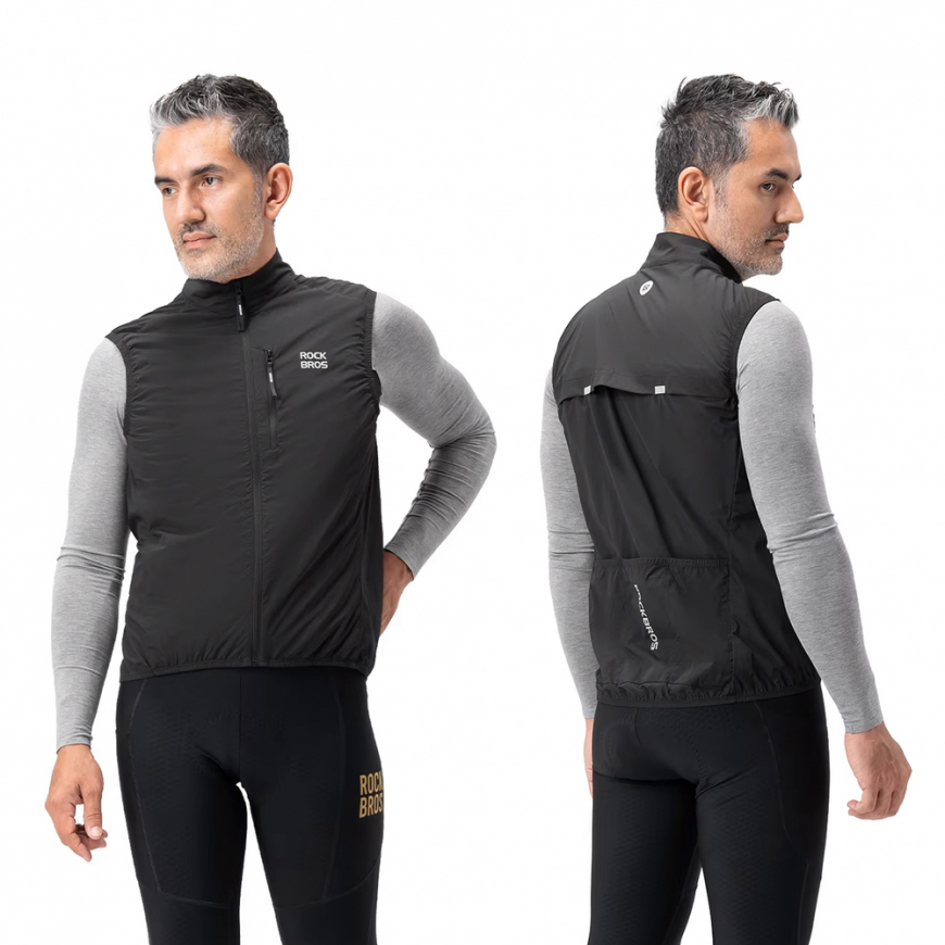 Rockbros MJ012 thermal vest size M - black – 5