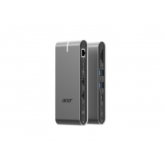 Acer HP.DSCAB.022 dokstacija Vadu USB 3.2 Gen 1 (3.1 Gen 1) Type-C Sudrabs