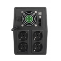 PowerWalker VI 2000 SCL puhvertoiteallikas (UPS) Liini-interaktiivne 2 kVA 1200 W PowerWalker VI 2000 SCL puhvertoiteallikas (UPS) Liini-interaktiivne 2 kVA 1200 W