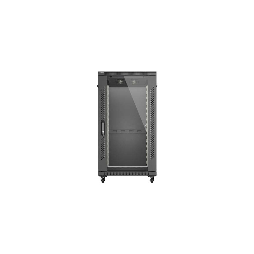 Lanberg FF01-6022-12B rack cabinet 22U Freestanding rack Black – 2