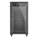Lanberg FF01-6022-12B püstik 22U Eraldiseisev serverikapp Must