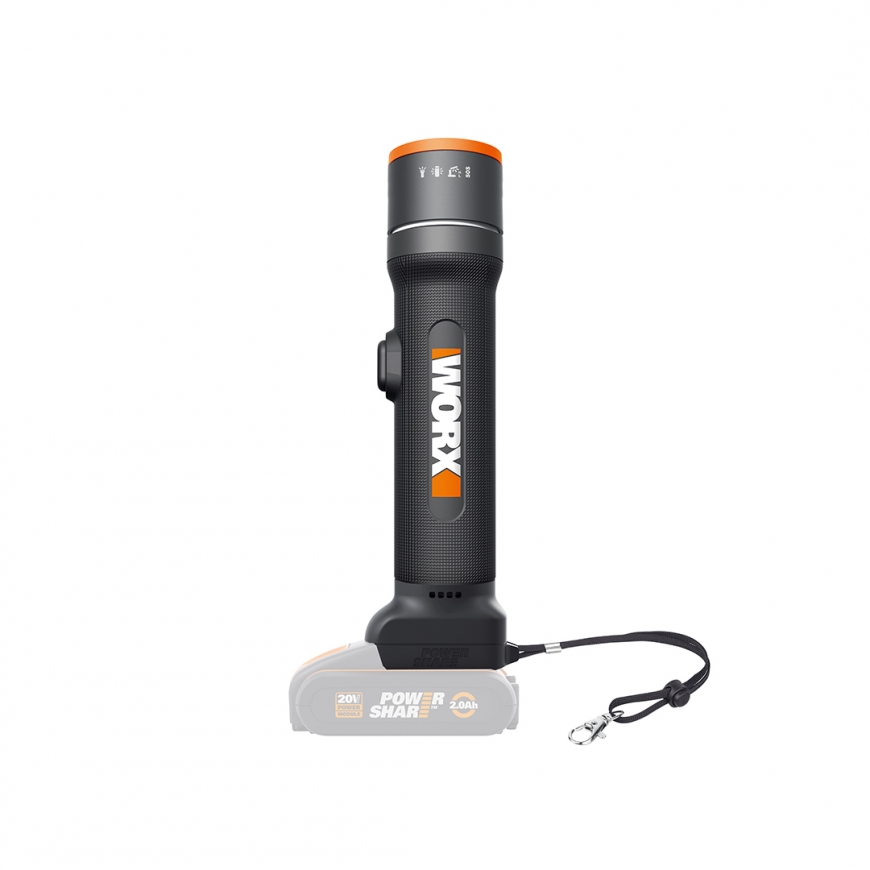 WORX WX027.9 kabatas baterija Melns