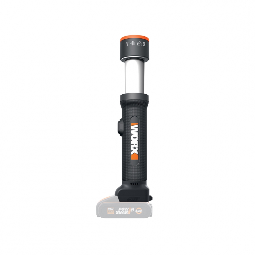 WORX WX027.9 taskulamp Must, Oranž Universaalne taskulamp LED – 2