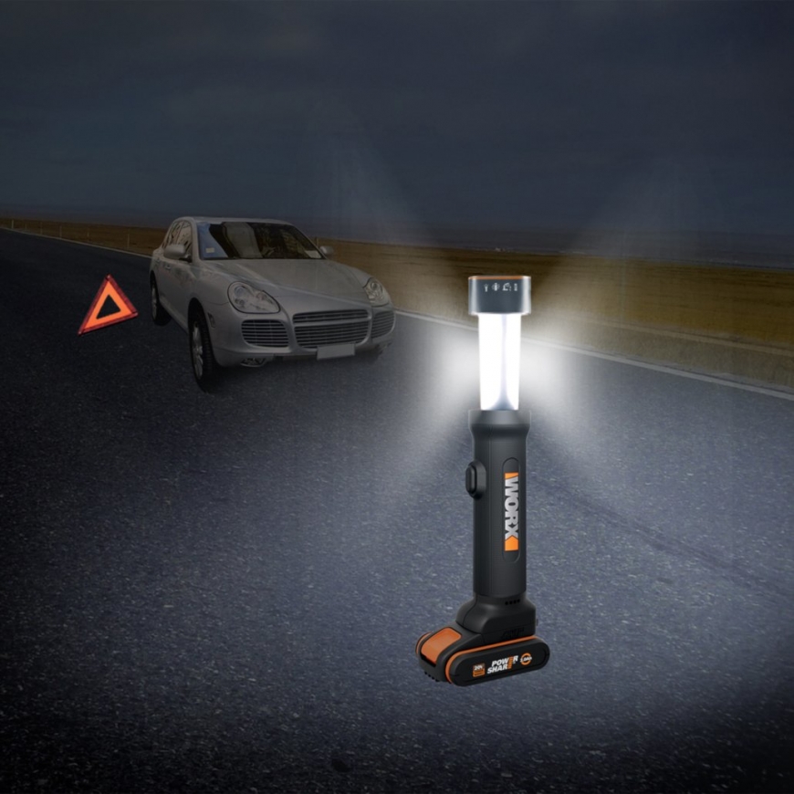 WORX WX027.9 flashlight Black, Orange Universal flashlight LED – 5