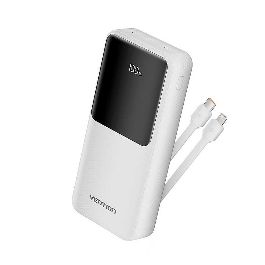 Vention FHPW0 ārējais akumulators 20000 mAh Balts