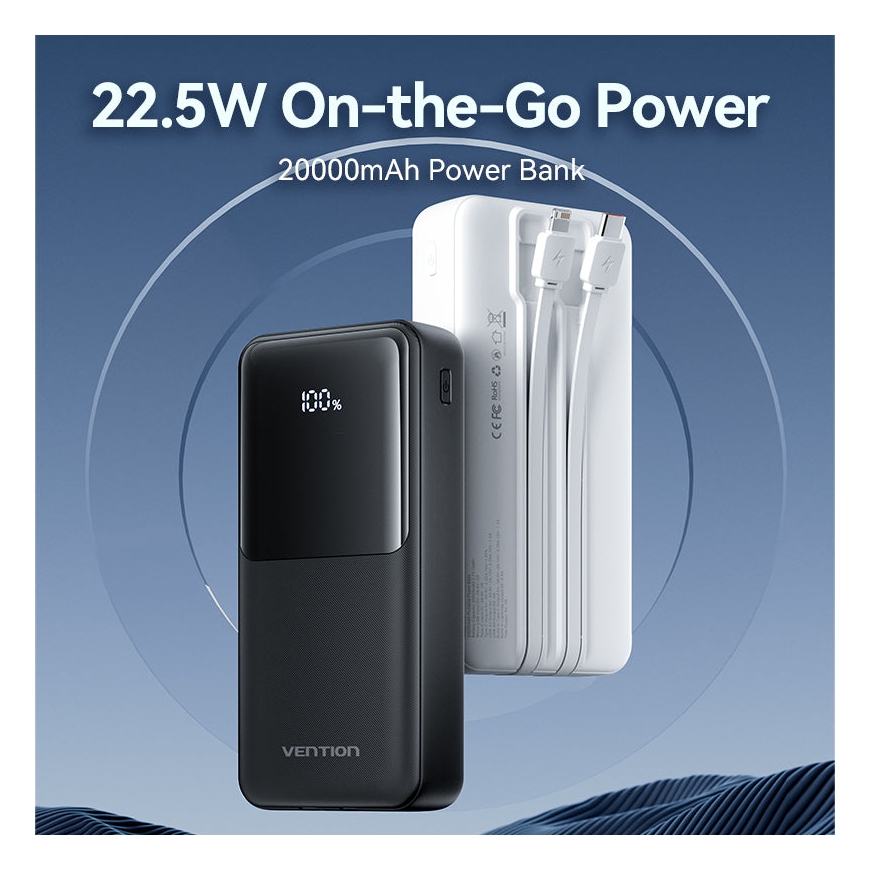 Vention FHPW0 akupank 20000 mAh Valge – 2