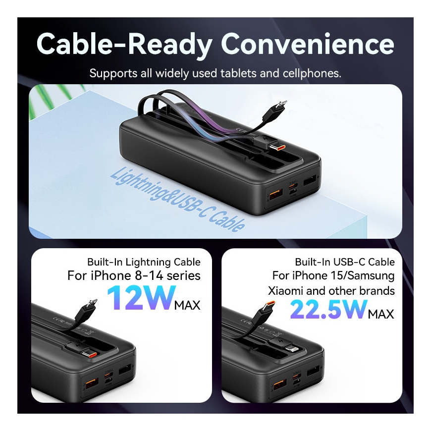 Vention FHPW0 akupank 20000 mAh Valge – 4