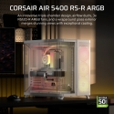 Corsair AIR 5400 RS-R ARGB Midi Tower Valge Corsair AIR 5400 RS-R ARGB Midi Tower Valge
