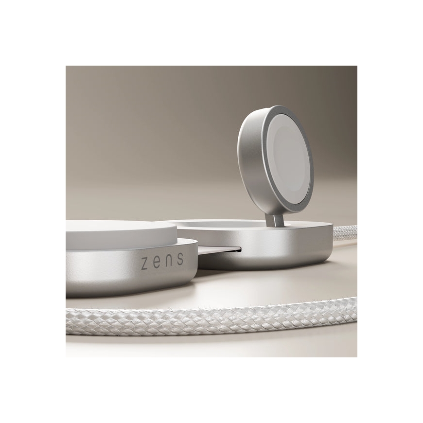 ZENS USB C-C Pro 3 USB-kaapeli Valkoinen – 3