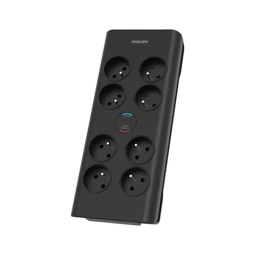 Philips SPN7080BA/60 pārsprieguma aizsargs Melns 8