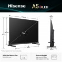 Hisense 32A5Q 81,3 cm (32") Full HD Älytelevisio Wi-Fi Musta Hisense 32A5Q 81,3 cm (32") Full HD Älytelevisio Wi-Fi Musta