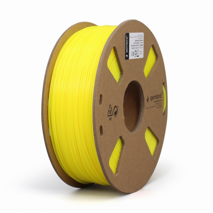 Gembird 3DP-ABS1.75-01-FY 3D printēšanas materiāls