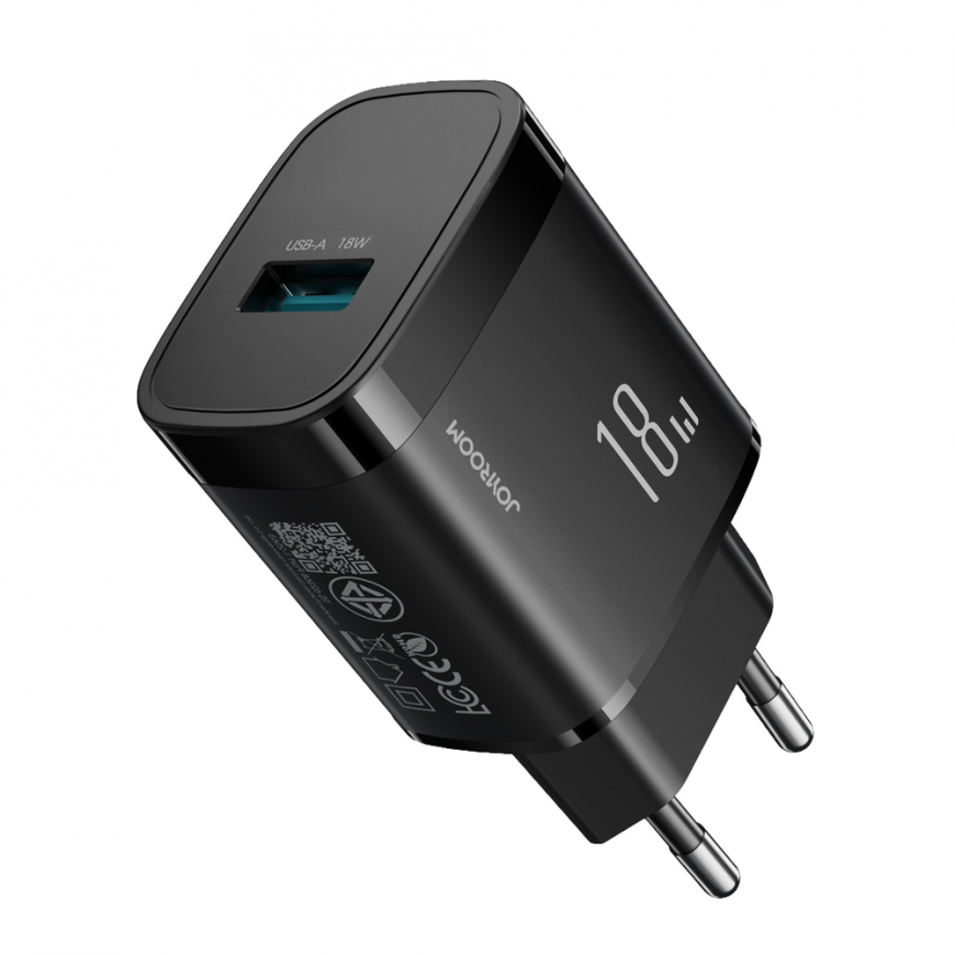 Joyroom JR-TF4 18W wall charger with 3A USB-A - USB-C 1m cable - – 3