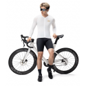 Rockbros YDCX008 Diamond Long Sleeve Cycling Jersey Size L - Whi