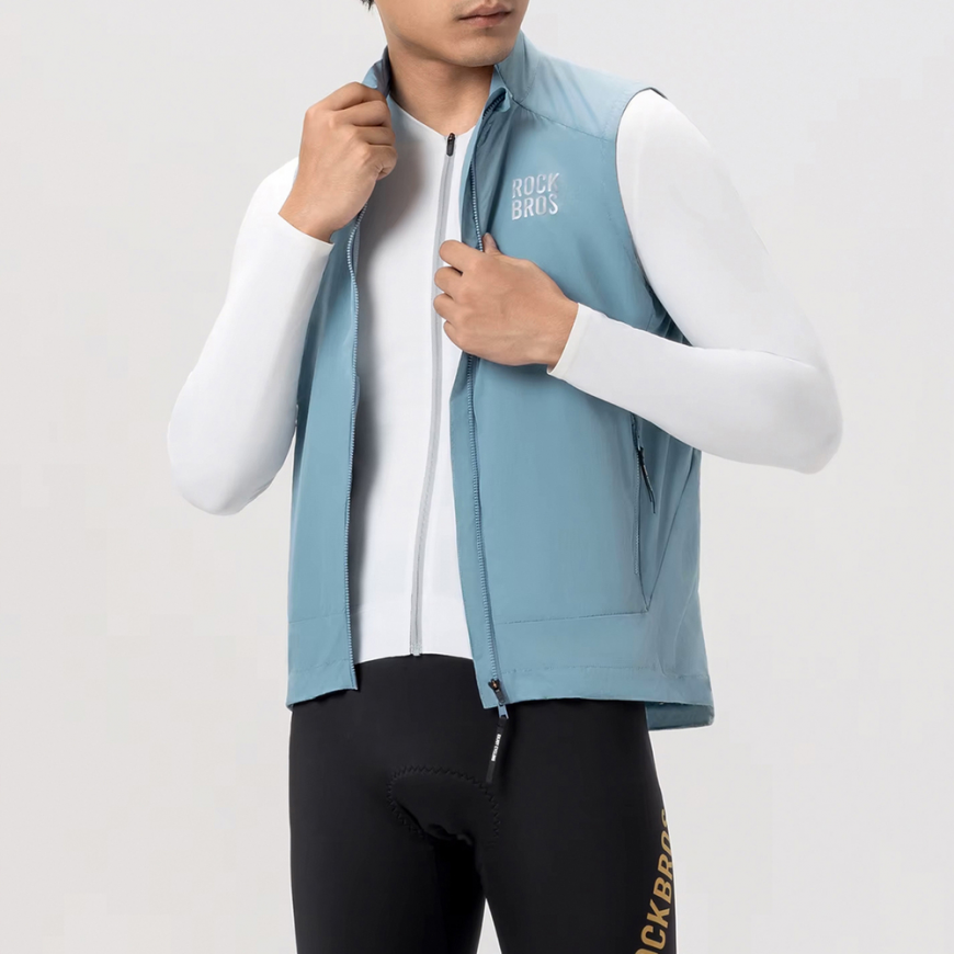 Rockbros YDMJ003 Spring|Autumn Windproof Vest Size M - Blue – 2