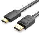 DP UZ HDMI KABELES 2M/MELNS HADBH VENTION