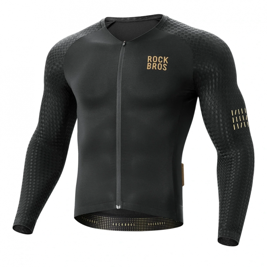 Rockbros YDCX008 Diamond Long Sleeve Cycling Jersey Size XL - Bl