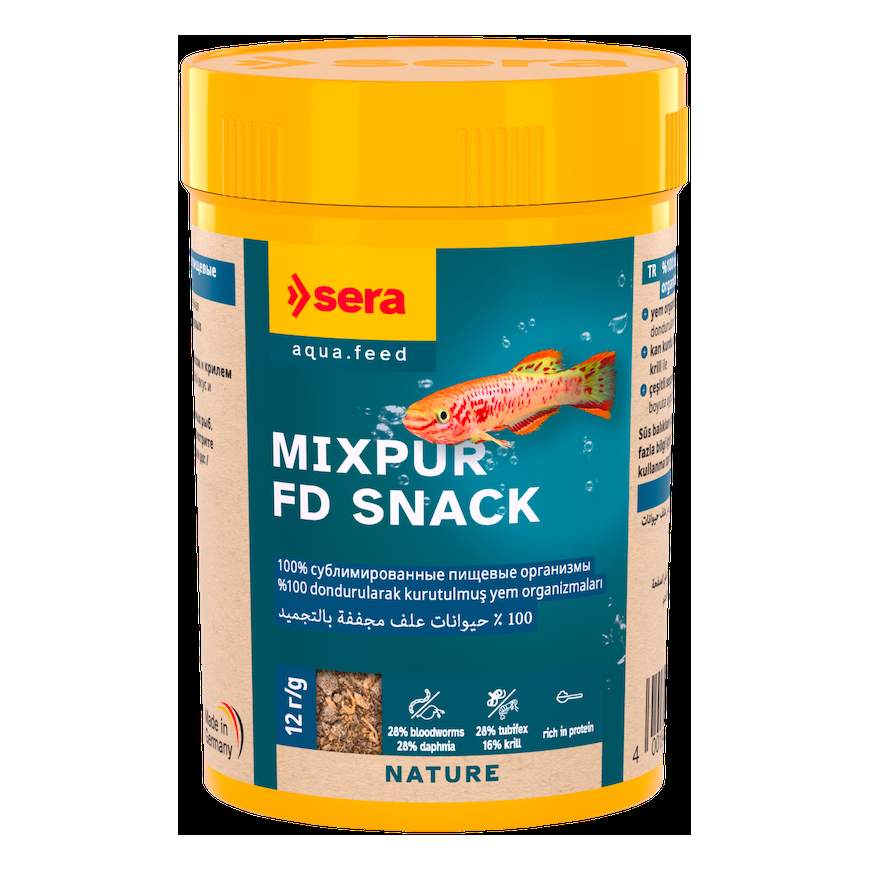 Barība zivim - Sera Mixpur FD Snack 100 ml (12 g)