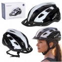 Rallex Universāla Velosipēda Ķivere M 54–58cm Melns/Balts Rallex Universāla Velosipēda Ķivere M 54–58cm Melns/Balts