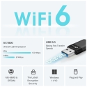 TP-LINK Archer TX23U | AX1800 Mini Wi-Fi6 Langaton USB-adapteri TP-LINK Archer TX23U | AX1800 Mini Wi-Fi6 Langaton USB-adapteri