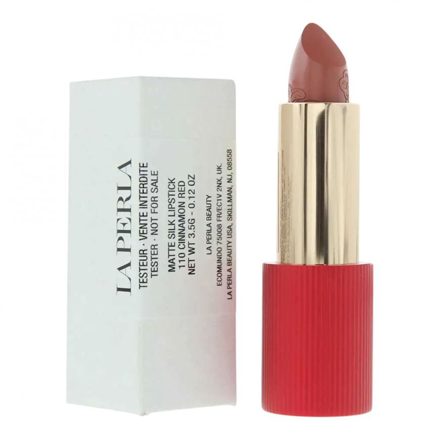 La Perla, Matte Silk, Matte Silk, Cream Lipstick, 110, Cinnamon