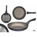 Non-stick induction frying pan, honeycomb panel, 22 cm, 6.5×30×2