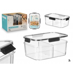Airtight divided lunchbox 2 L, 9×24×16.5 cm, 10465, Leknes