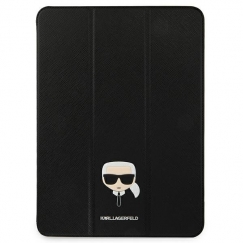 Karl Lagerfeld Saffiano KLFC11OKHK Book Cover Case For Tablet Apple iPad 11" Pro 2021 Black