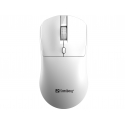 Sandberg 331-05 Belaidė pelė Saver balta, kairė + dešinė, USB-A dongle