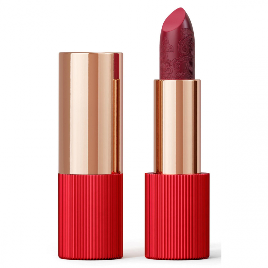 La Perla, Matte Silk, Matte Silk, Cream Lipstick, 107, Cherry Re