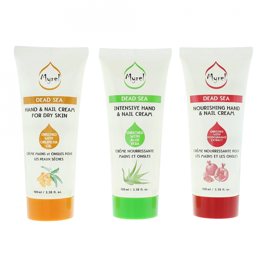 Set Myrel: Dead Sea, Hydration, Hand Cream, Aloe Vera, 100 ml +