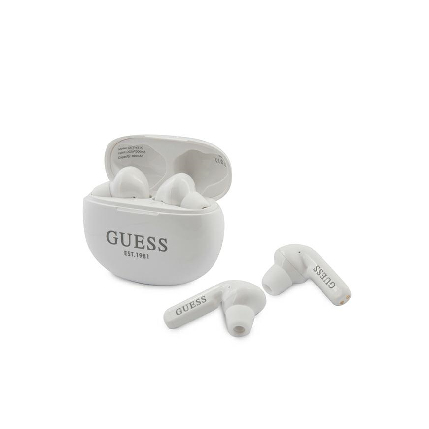 Guess Headphones Bluetooth GUTWS1CWHTWS + Docking Station white