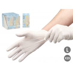 25 nitrilkindapaari komplekt, suurus L, 59449, Kipit