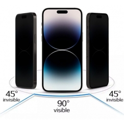 Apple IPHONE 15 PRO GRŪDINIS PRIVATUMO STIKLAS Juodas