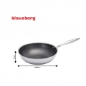 Roostevabast terasest wok-pann, ø28cm, KB 9024, Klausberg Roostevabast terasest wok-pann, ø28cm, KB 9024, Klausberg