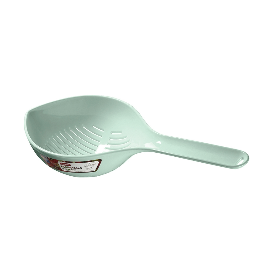 Kitchen Essentials green strainer with handle