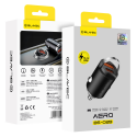 Blavec Car charger BS-02B Aero - USB + Type C - QC 3.0 18W PD 30 Blavec Car charger BS-02B Aero - USB + Type C - QC 3.0 18W PD 30