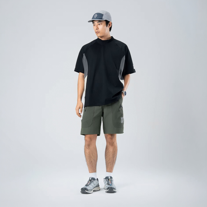 Rockbros YDDK015 shorts with belt size S - green – 2