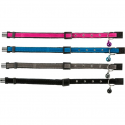 Kakla siksna kaķiem - Trixie Cat collar rhinestone gems, velvet, Kakla siksna kaķiem - Trixie Cat collar rhinestone gems, velvet,
