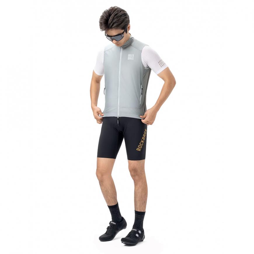 Rockbros YDMJ003 Spring|Autumn Windproof Vest Size M - White|Gra – 3