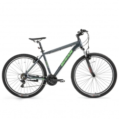 Горный велосипед Bisan ATLAS V Grey/Green (Размер колеса: 27,5 Размер рамы: 19)