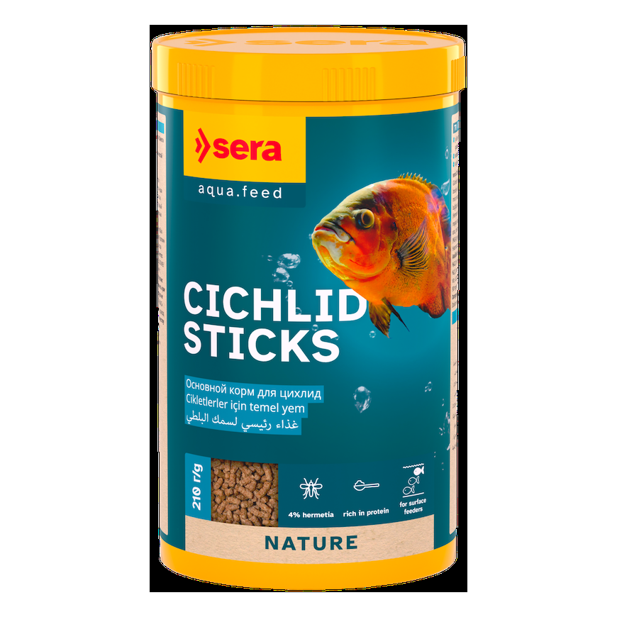 Barība zivīm - Sera Cichlid Sticks 1.000 ml (210g)