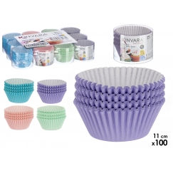 100 vnt. kepimo popieriaus formelių rinkinys, 11 cm, assort 4, 5