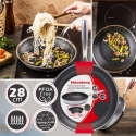Stainless steel frying pan, ø28cm, KB 9023, Klausberg Stainless steel frying pan, ø28cm, KB 9023, Klausberg