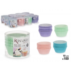 100 vnt. kepimo popieriaus formelių rinkinys, 10 cm, assort 4, 5