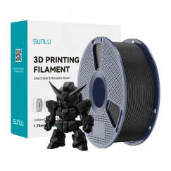 Sunlu PLA+ 2.0 filaments (melnais)