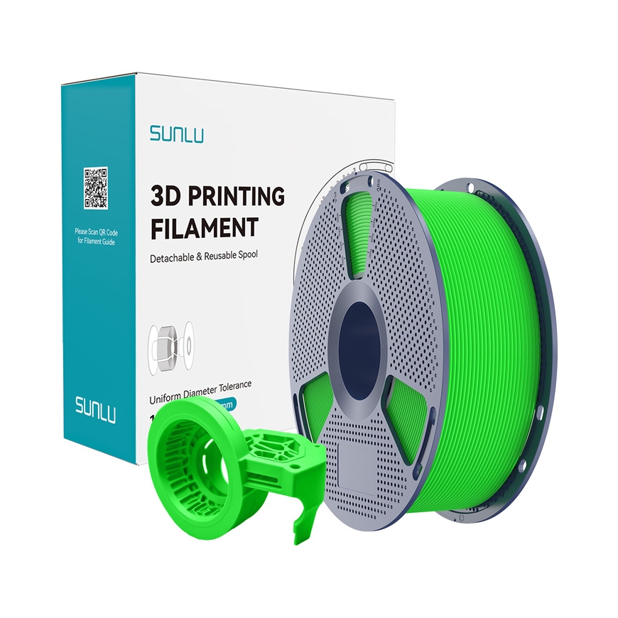Filament Sunlu PETG didelės spartos matinė (žalia)