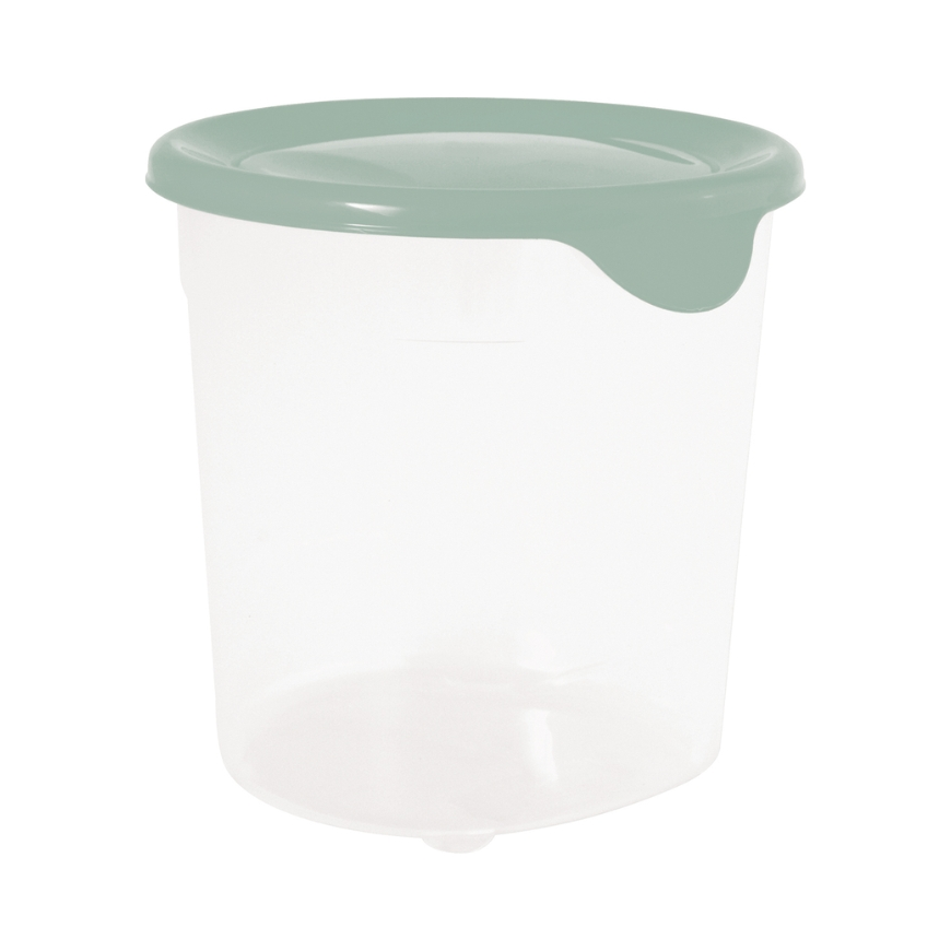 Food container round 1L Fresh&Go green