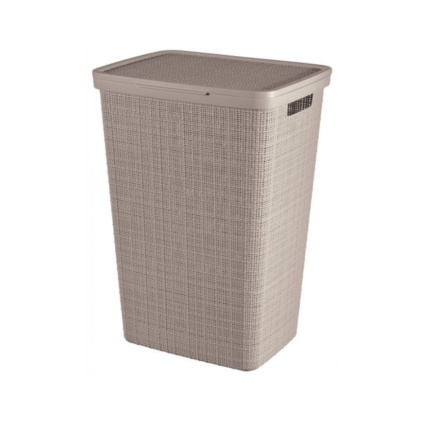 Pesukast džuut 58L 43x34x60cm beež